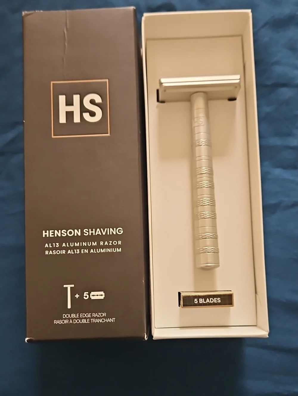 AL13 Double Edge Razor - Silver